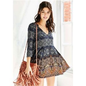 Urban Outfitters Patterned Swing Dress